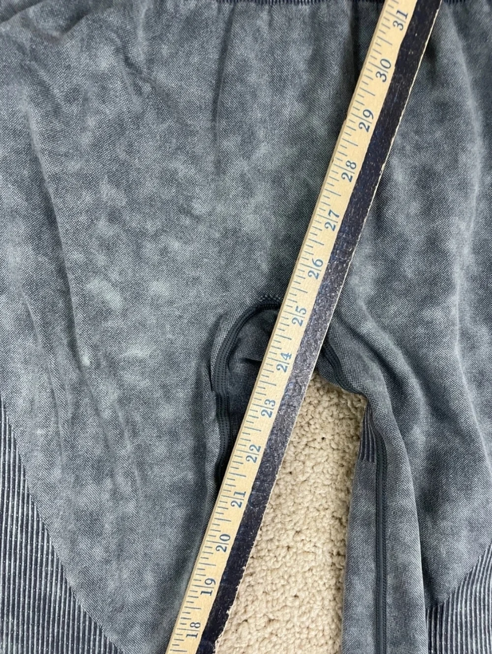 Pink Victorias Secret Athletic Leggings Womens Medium Seamless Pullover Gray